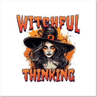 Witchful Thinking Halloween Witch Posters and Art